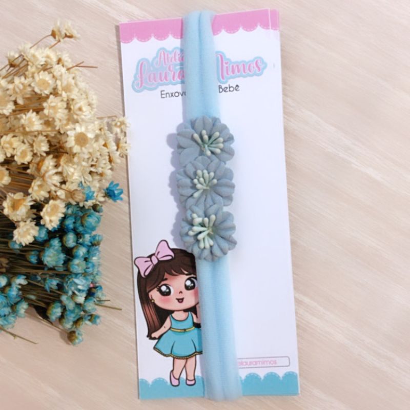 Faixinha Para Bebê Mini Florzinha