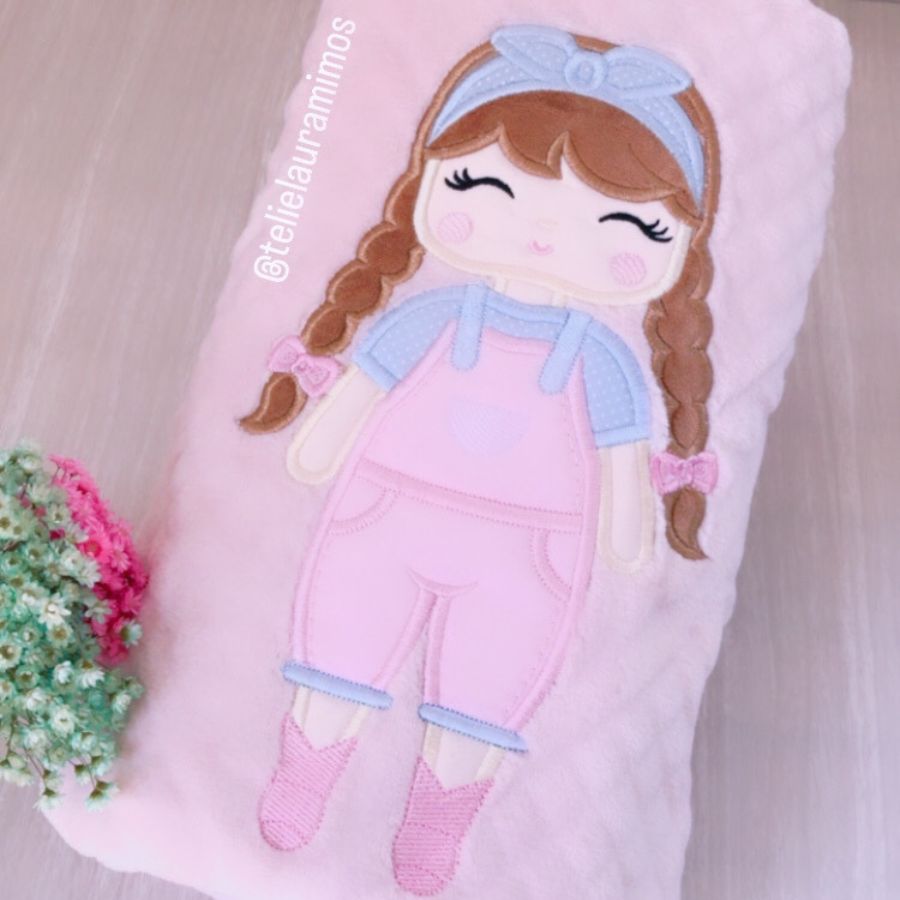 Cobertor Menina de Trança
